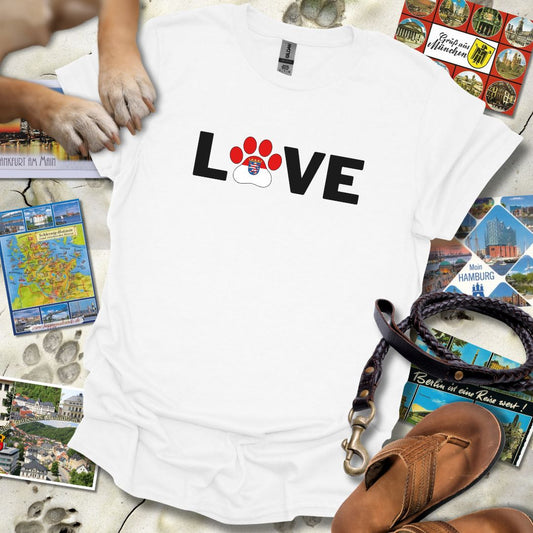 Love Pfote - Hessen - T-Shirt Unisex Relaxed Fit