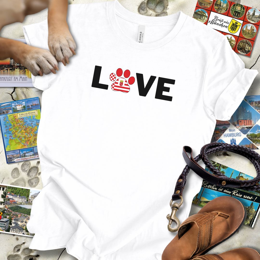 Love Pfote - Bremen - T-Shirt Unisex Slim Fit