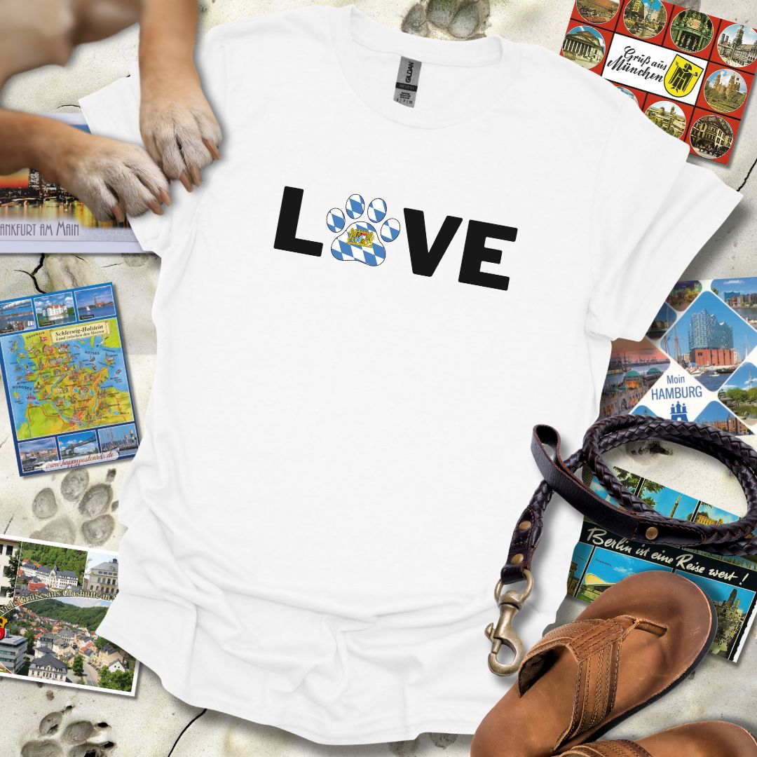Love Pfote - Bayern - T-Shirt Unisex Relaxed Fit