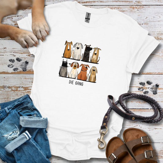 Acht Hunde "Die Gang" - T-Shirt Unisex Classic Fit - Bequemer Klassiker