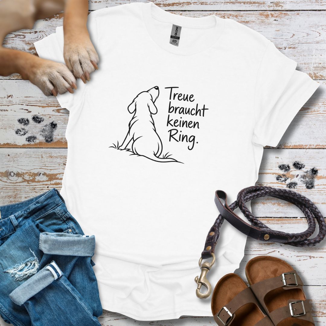 Treue braucht keinen Ring - T-Shirt Classic Fit - Bequemer Klassiker