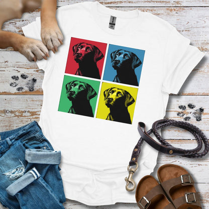 Pop Art Labrador - T-Shirt Unisex Classic Fit - Bequemer Klassiker