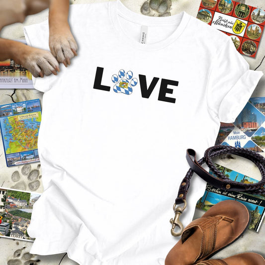 Love Pfote - Bayern - T-Shirt Unisex Slim Fit