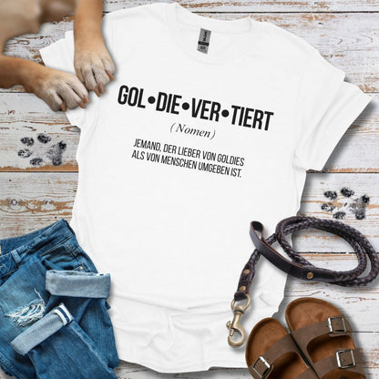 Gol-die-ver-tiert - Golden Retriever - T-Shirt Unisex Classic Fit - Bequemer Klassiker