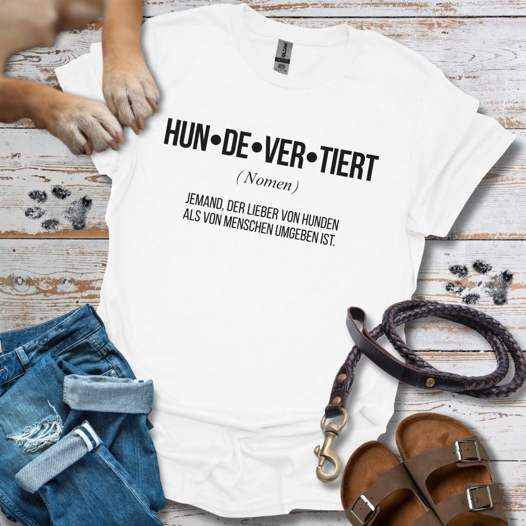 Hun-de-ver-tiert – T-Shirt Unisex Classic Fit - Bequemer Klassiker