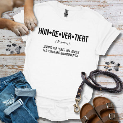 Hun-de-ver-tiert – T-Shirt Unisex Classic Fit - Bequemer Klassiker