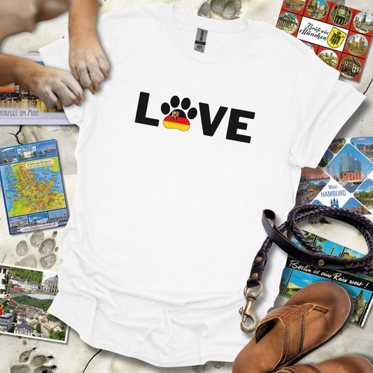 Love Pfote - Rheinland-Pfalz - T-Shirt Unisex Relaxed Fit