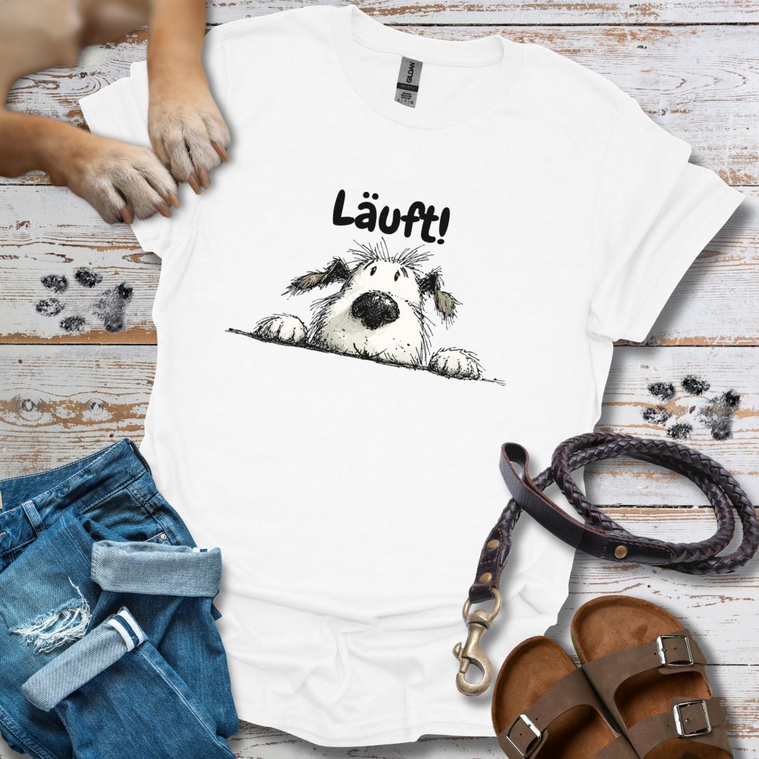 Läuft! - T-Shirt Unisex Classic Fit Bequemer Klassiker