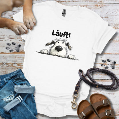 Läuft! - T-Shirt Unisex Classic Fit Bequemer Klassiker