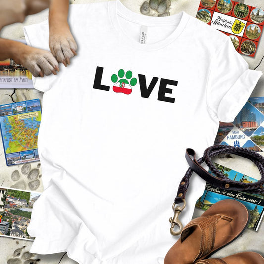 Love Pfote - Nordrhein-Westfalen - T-Shirt Unisex Slim Fit