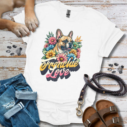 Frenchie Love - Französische Bulldogge - T-Shirt Unisex Classic Fit - Bequemer Klassiker