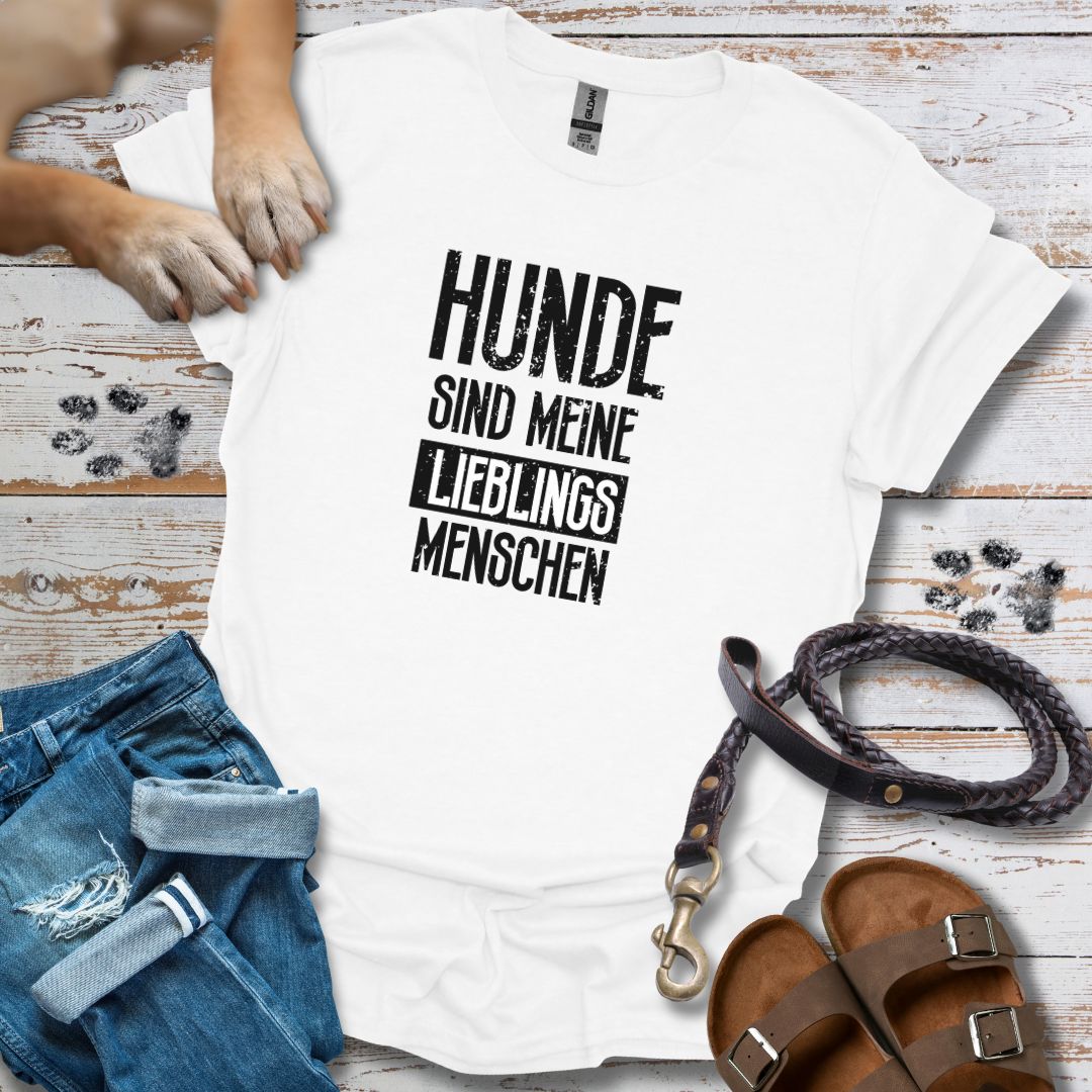 Hunde sind meine Lieblingsmenschen - T-Shirt Unisex Relaxed Fit