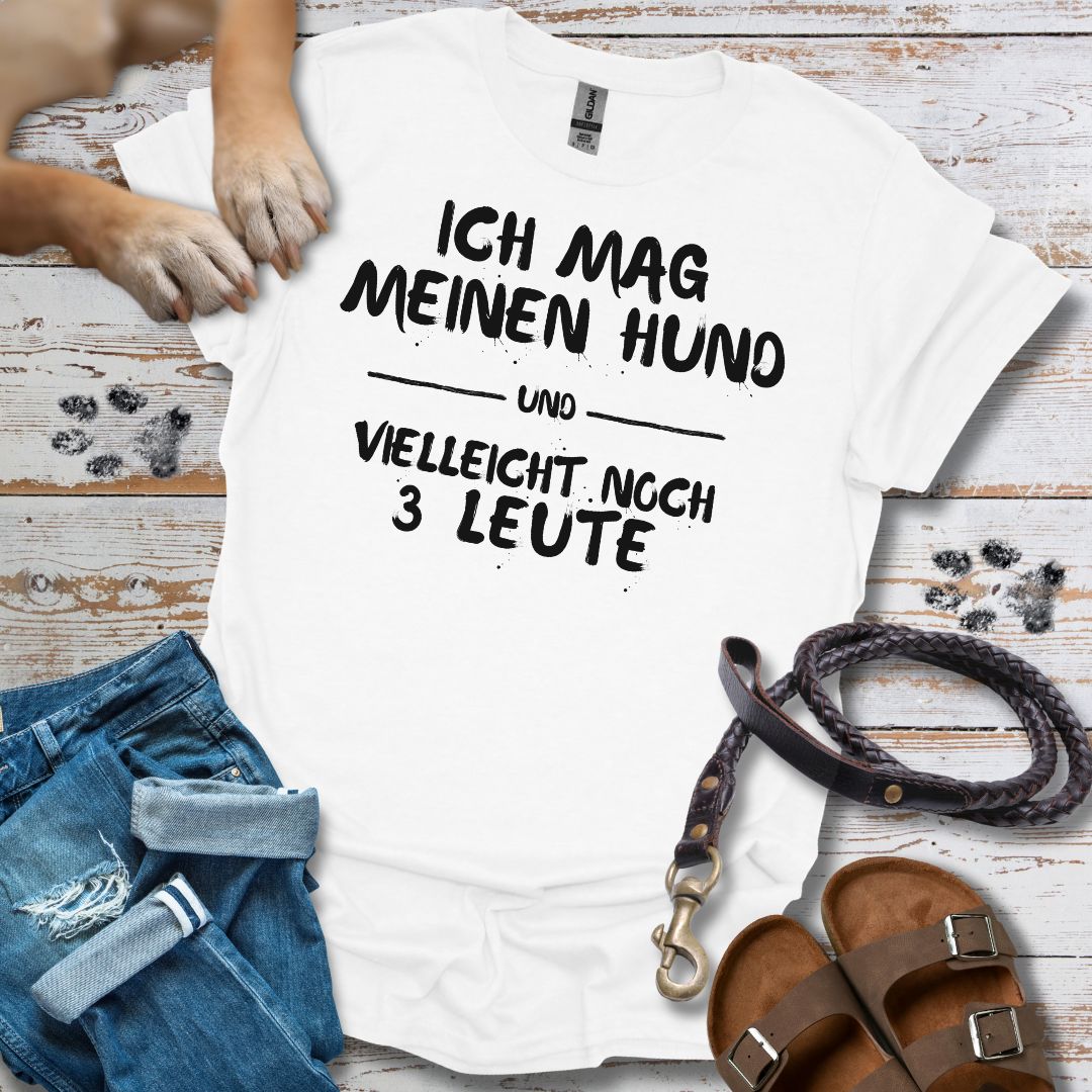 Ich mag meinen Hund - T-Shirt Unisex Relaxed Fit