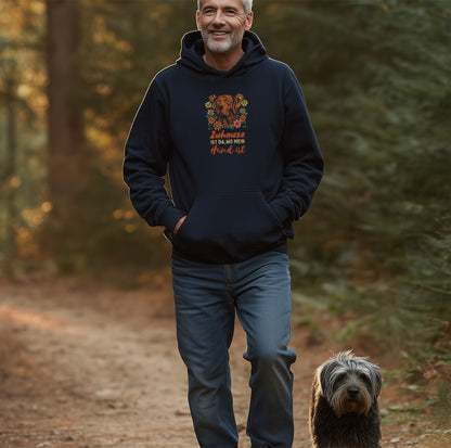 Zuhause ist da wo mein Hund ist - Red Fox Labrador - Unisex Modern Fit Hoodie