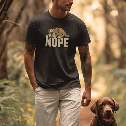Nope - T-Shirt Unisex Modern Fit - Weich & Leicht